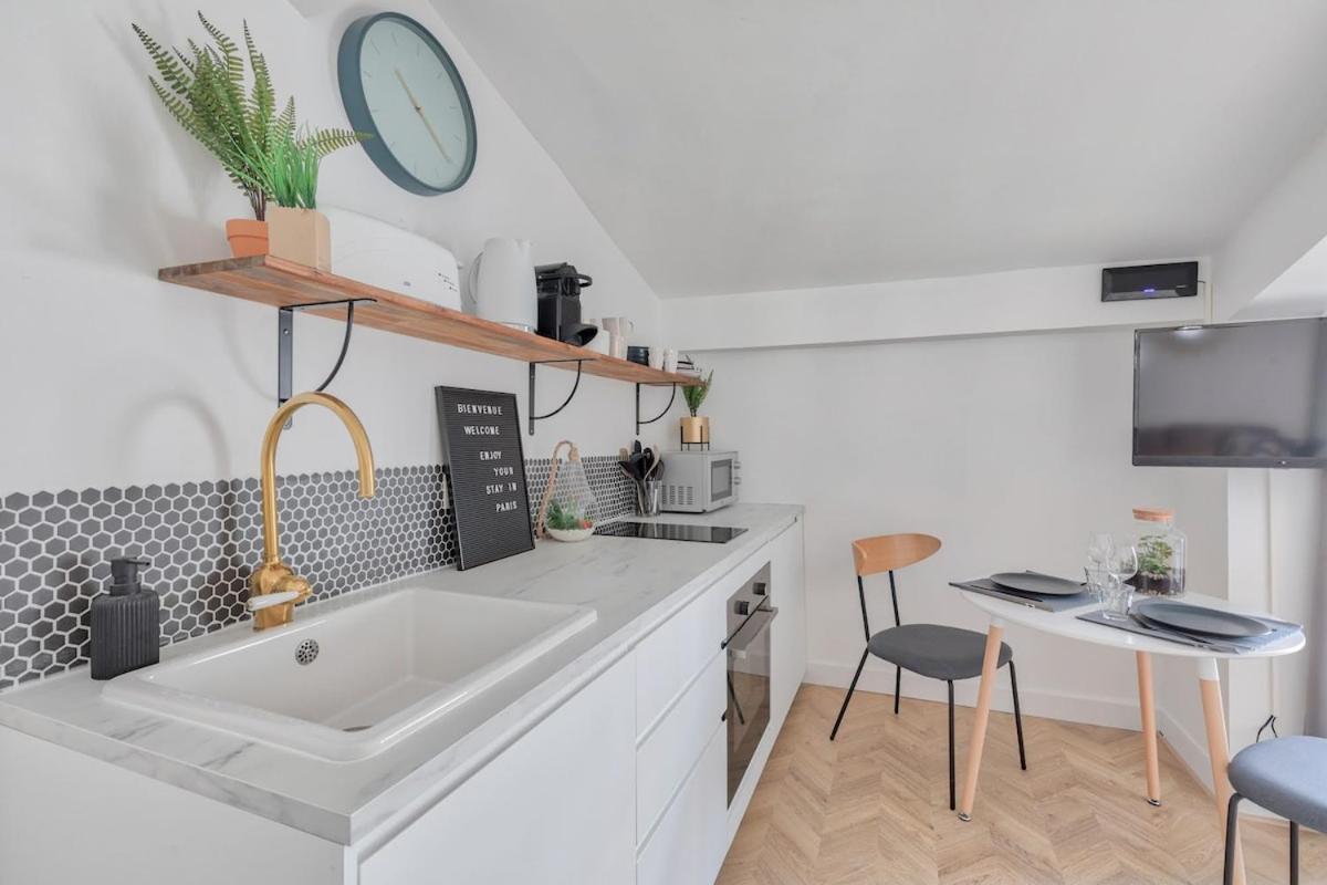 Appartement Renove Proche Arc Triomphe - 2P Paris Exterior photo